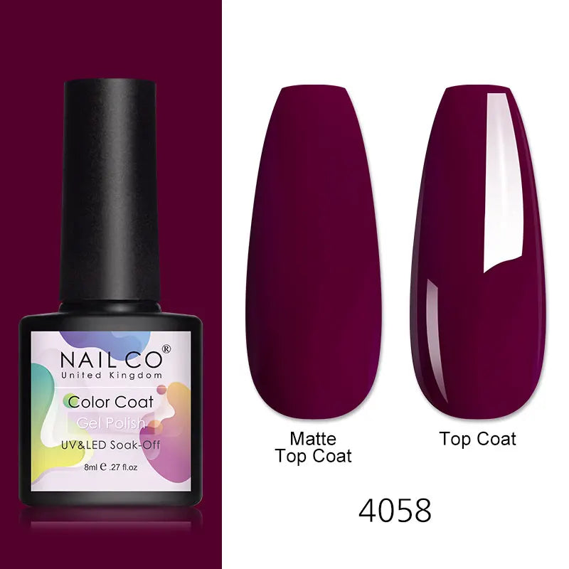 Gel Nail Polish 8ml – UV/LED Soak-Off Formula in 112+ Shades - Zenflow Active