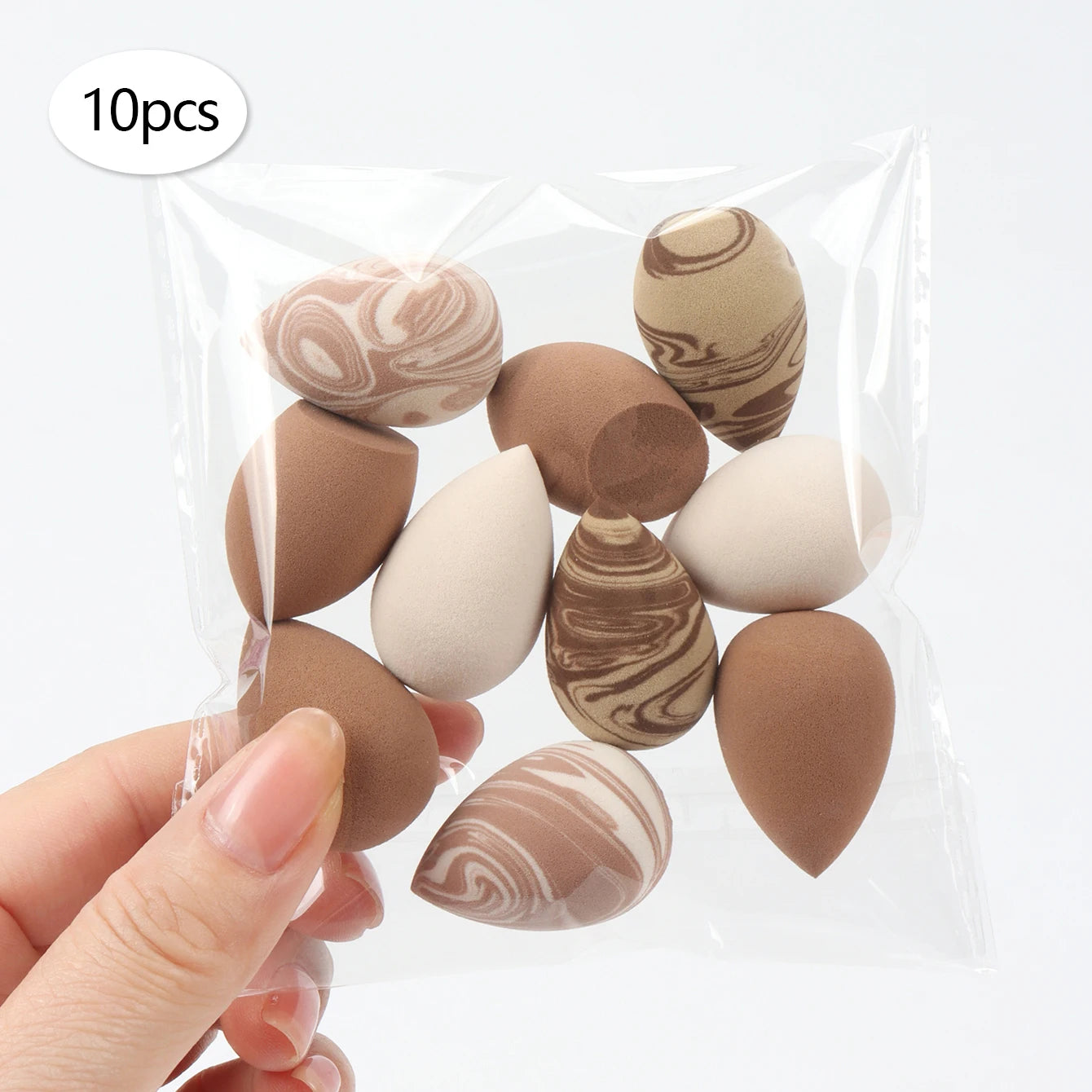 10/20/30/50/100Pcs Mini Makeup Sponges, Expand When Exposed to Water, Can Be Used Both Wet and Dry, Suitable for All Skin Types