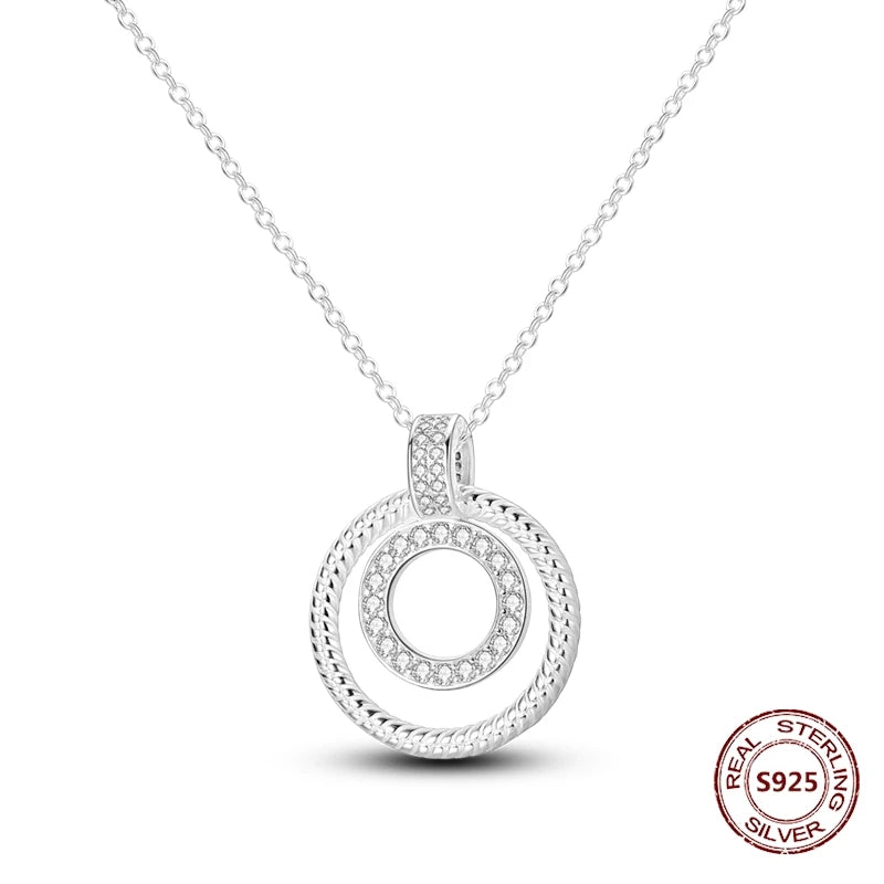 Butterfly Necklace 925 Sterling Silver Original Dragonfly Luminous Firefly Zircon Pendant Chain Link For Women Fine Jewelry Gift - Zenflow Active