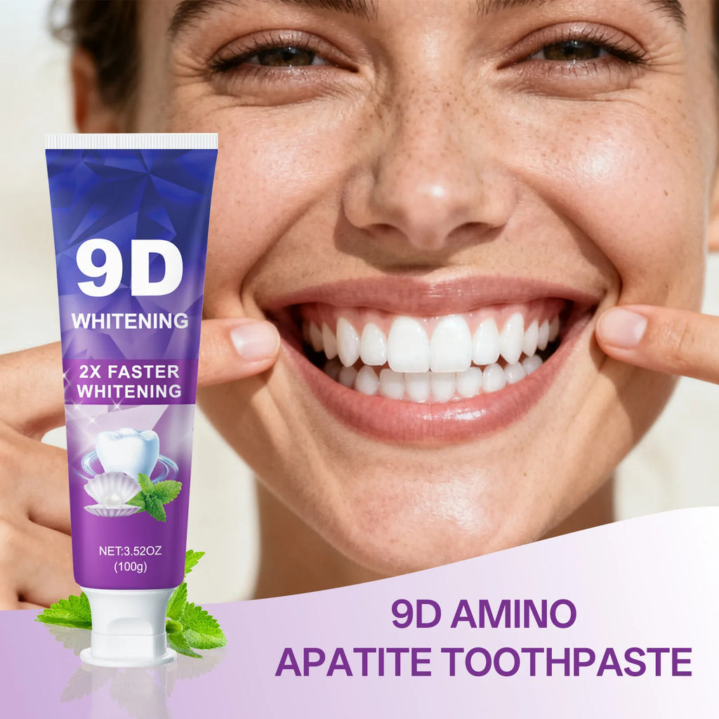 9D 5DPurple Teeth Whitening Toothpaste - Zenflow Active