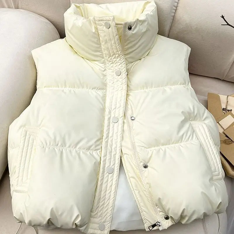 Women's Padded Stand-Collar Vest Zenflow Active