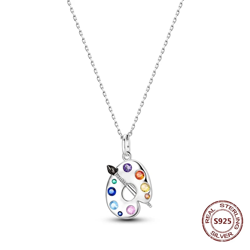 Butterfly Necklace 925 Sterling Silver Original Dragonfly Luminous Firefly Zircon Pendant Chain Link For Women Fine Jewelry Gift - Zenflow Active