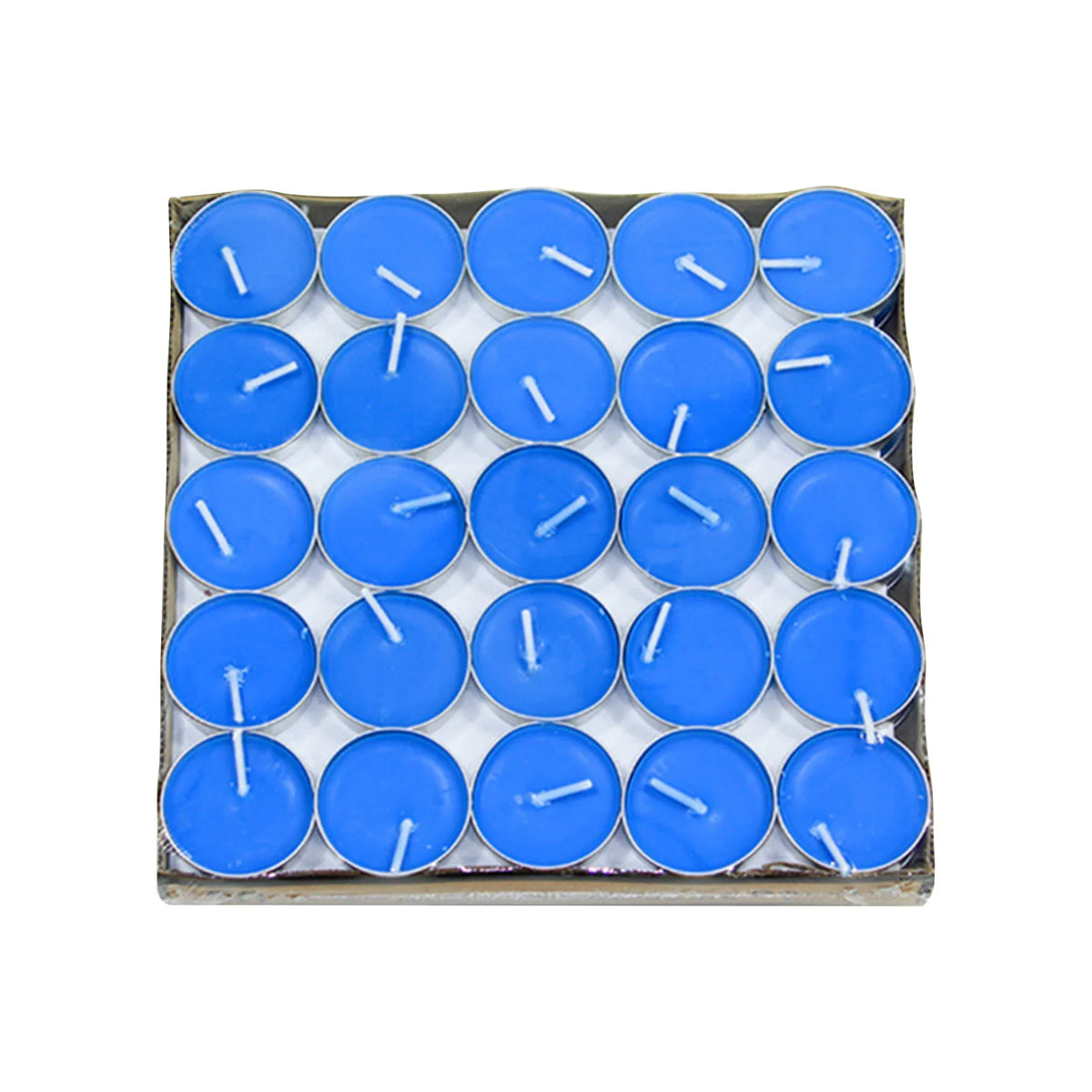 50 Smokeless Coloured Small Round Candles - Zenflow Active
