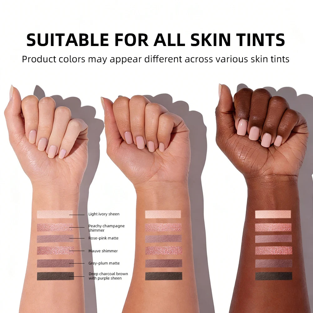 Eyeshadow Palette Long-Lasting Eye Makeup Rich Pigment Neutral Shades Blendable Color Matte Nudes Eyeshadow Palette Woman Makeup - Zenflow Active
