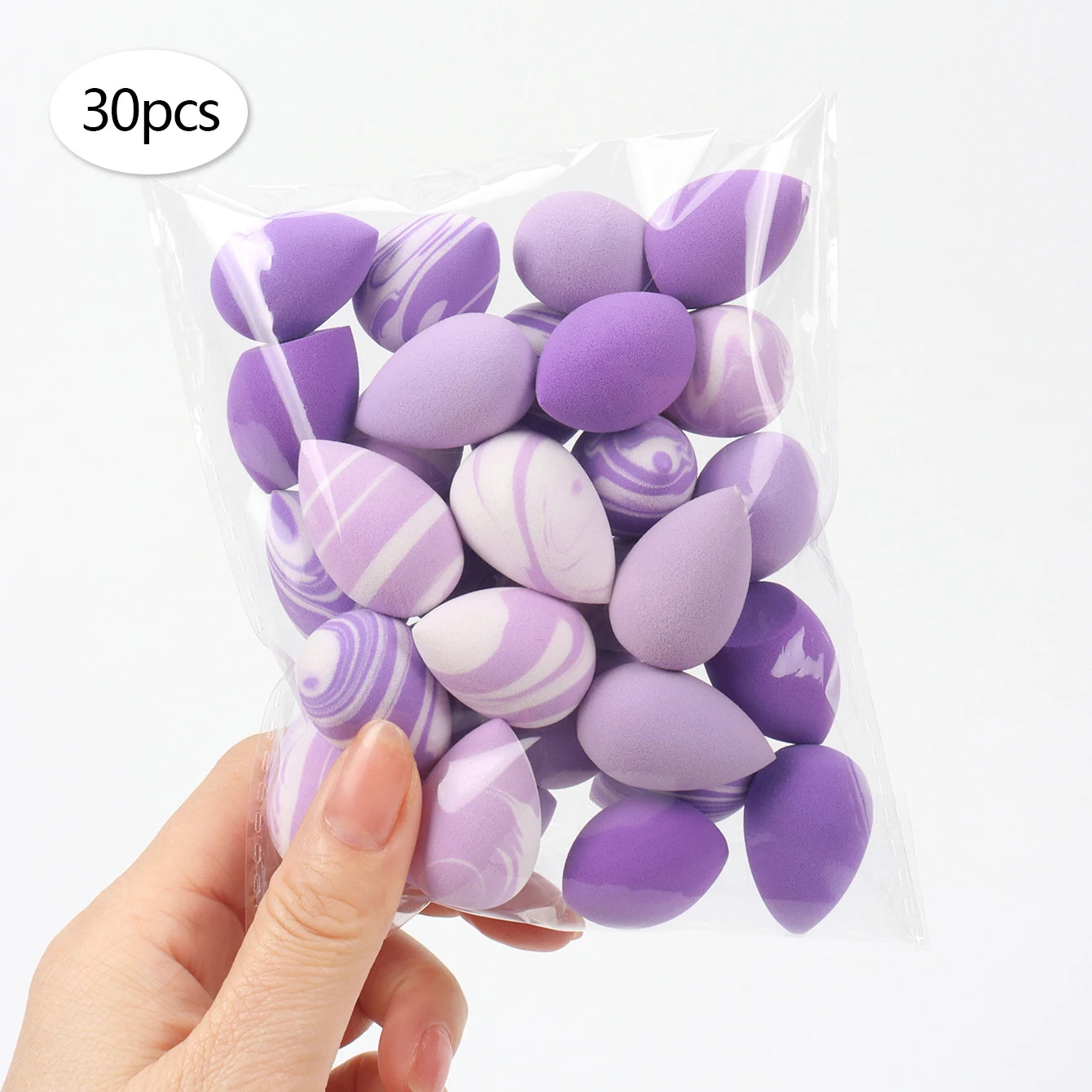 10/20/30/50/100Pcs Mini Makeup Sponges, Expand When Exposed to Water, Can Be Used Both Wet and Dry, Suitable for All Skin Types
