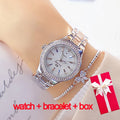 Women's Crystal Diamond Dress Watch — Quartz, Stainless Steel, Waterproof, 12 Styles - Zenflow Active