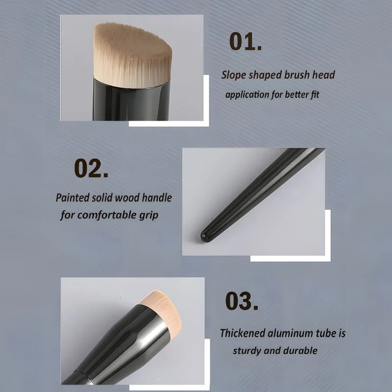 1 Basic Foundation Make-Up Brush Flat Top Brush