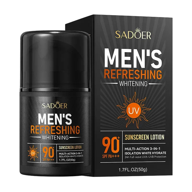 SADOER Men’s Skincare Essentials, Face Cream, Cleanser, SPF & More - Zenflow Active