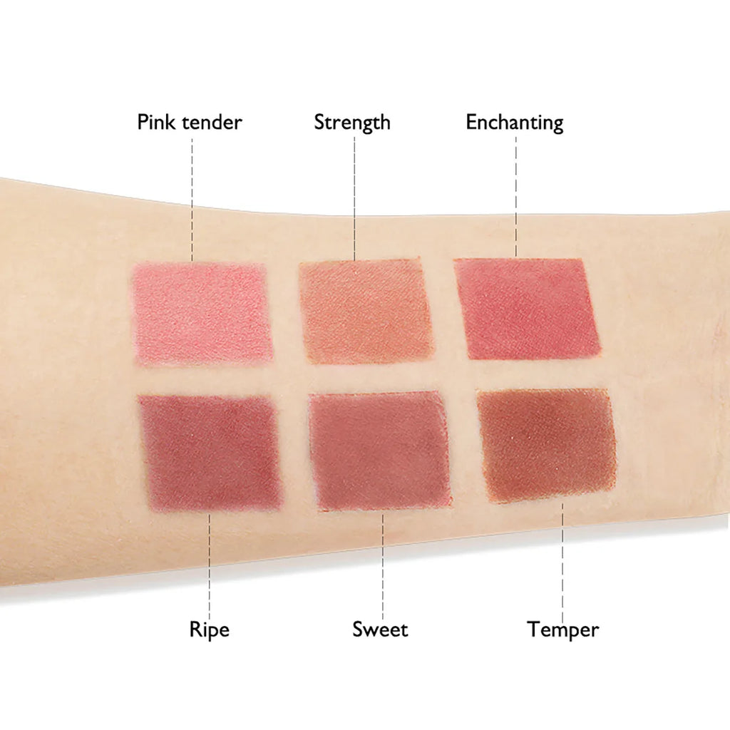6-Color Blush Palette - Zenflow Active