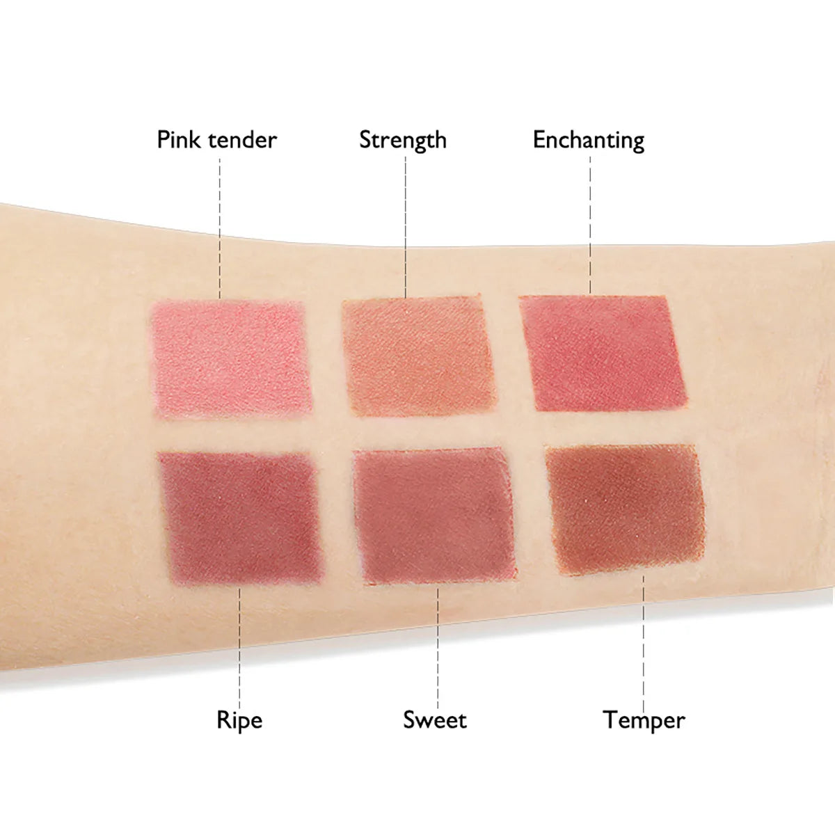 6-Color Blush Palette - Zenflow Active