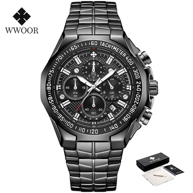 Relogio Masculino Men's 2026 Wrist Watch Chronograph Wristwatch - Zenflow Active