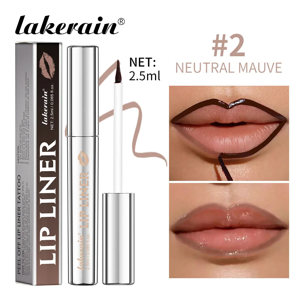 Peel-Off Lip Liner — Waterproof, Long-Lasting Matte Colour - Zenflow Active