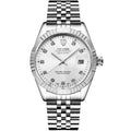 TEVISE T629 Automatic Mechanical Men's Watch — Diamond Detail, Date Display, Waterproof - Zenflow Active