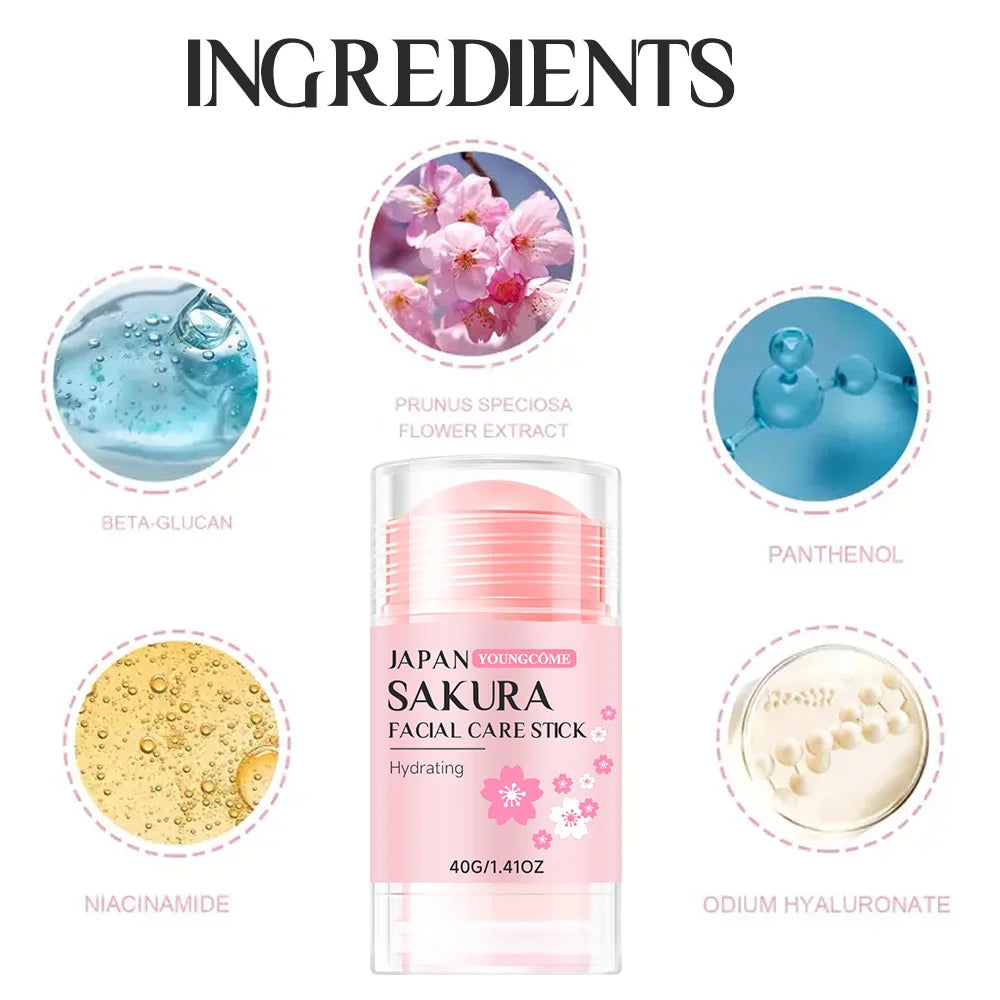 YOUNGCOME Sakura Hydrating Face Cream Stick - Zenflow Active