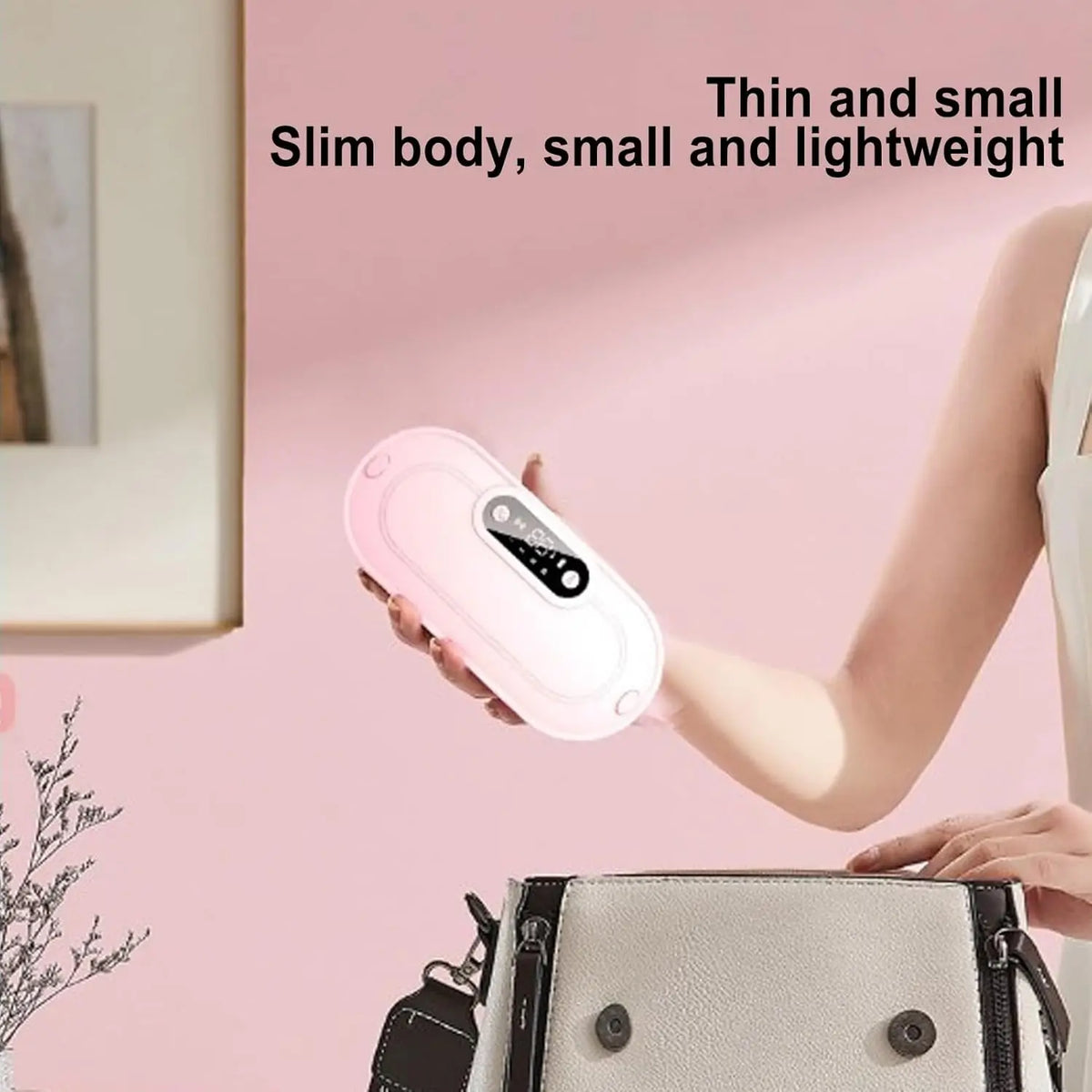 Menstrual Heating Pad, 5000 mAh Large Capacity, 5-10h Working Time, Portable Cordless Menstrual Heating Pad with 3Heat L - Zenflow Active