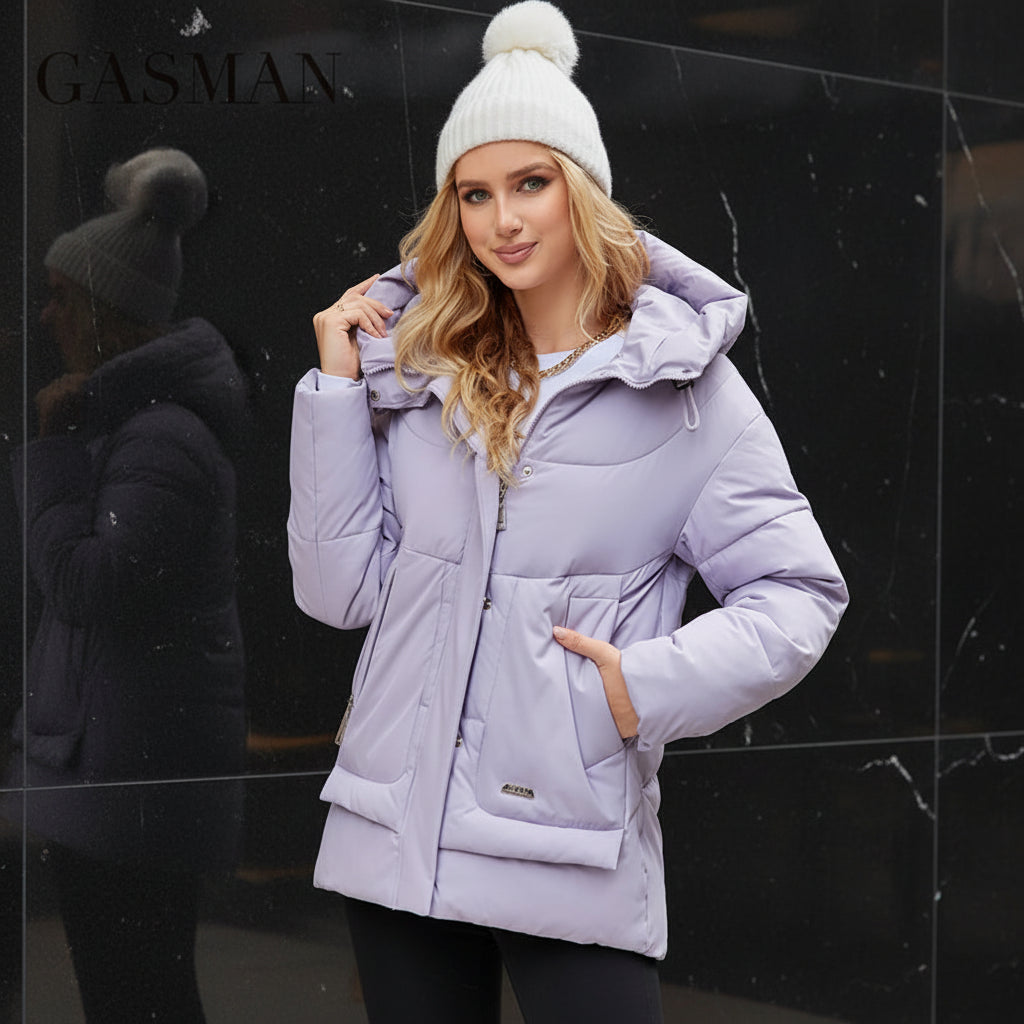 Women’s Hooded Slim-Fit Winter Padded Coat Zenflow Active