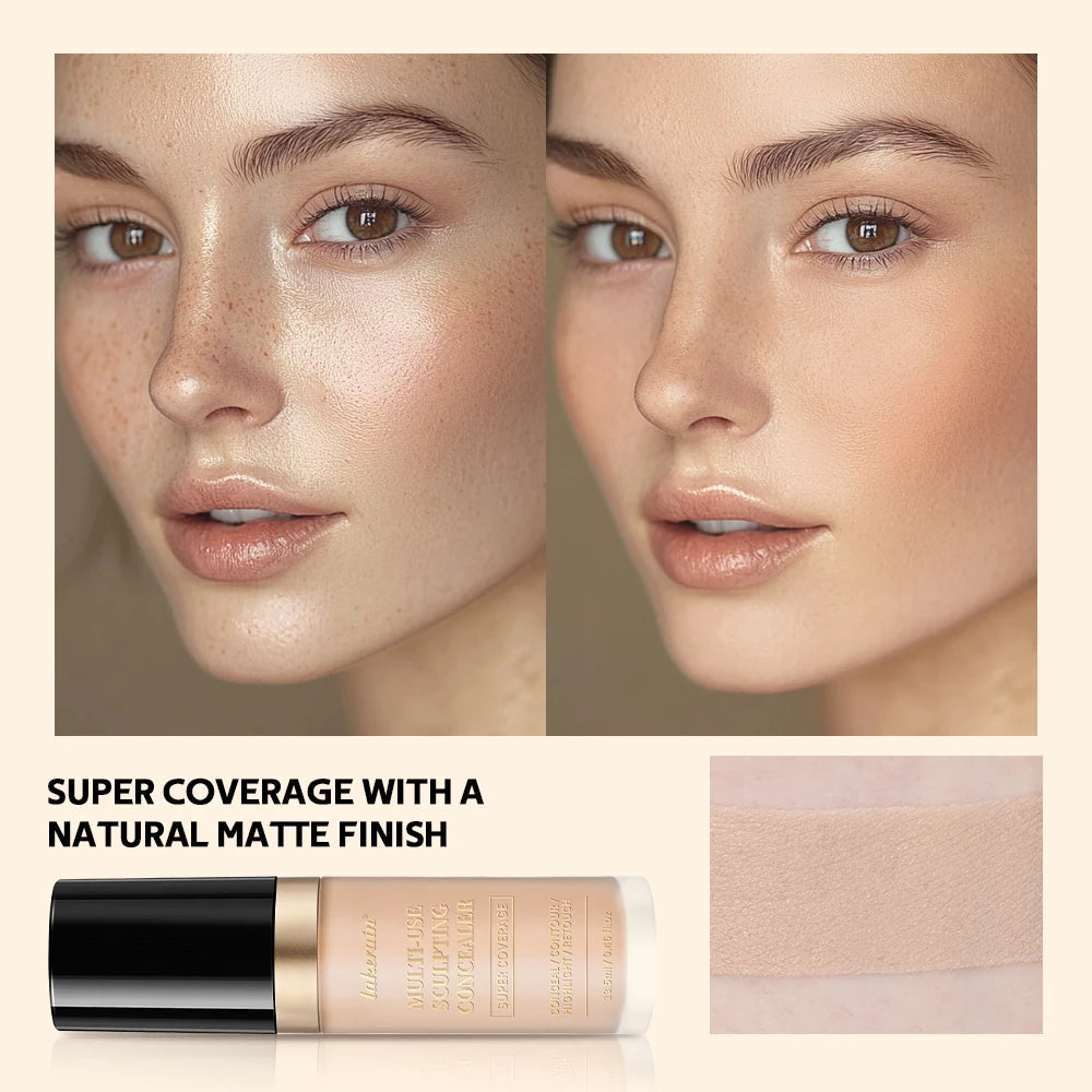 Foundation Coverage Concealer, Long Lasting Hydrating - Zenflow Active