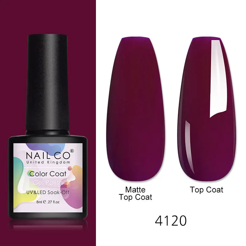Gel Nail Polish 8ml – UV/LED Soak-Off Formula in 112+ Shades - Zenflow Active