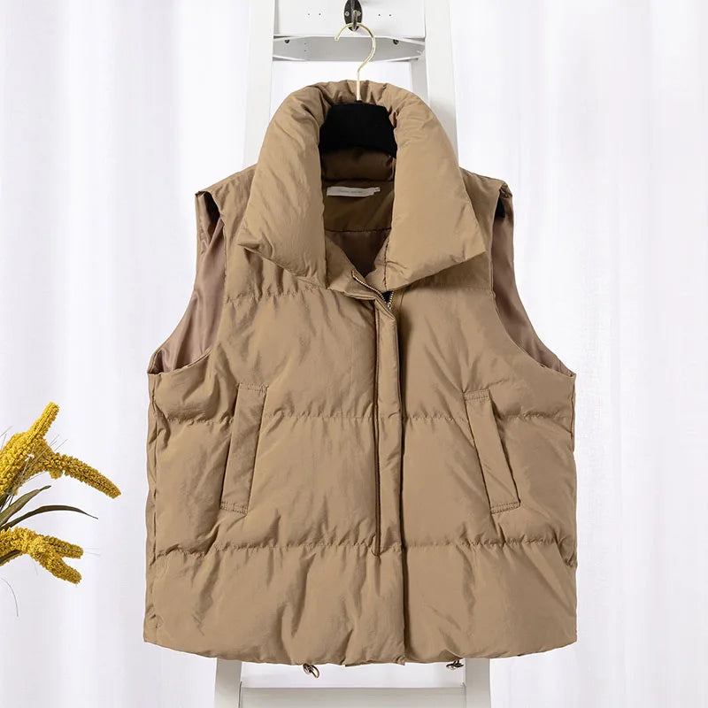 Padded Stand Collar Gilet - Zenflow Active