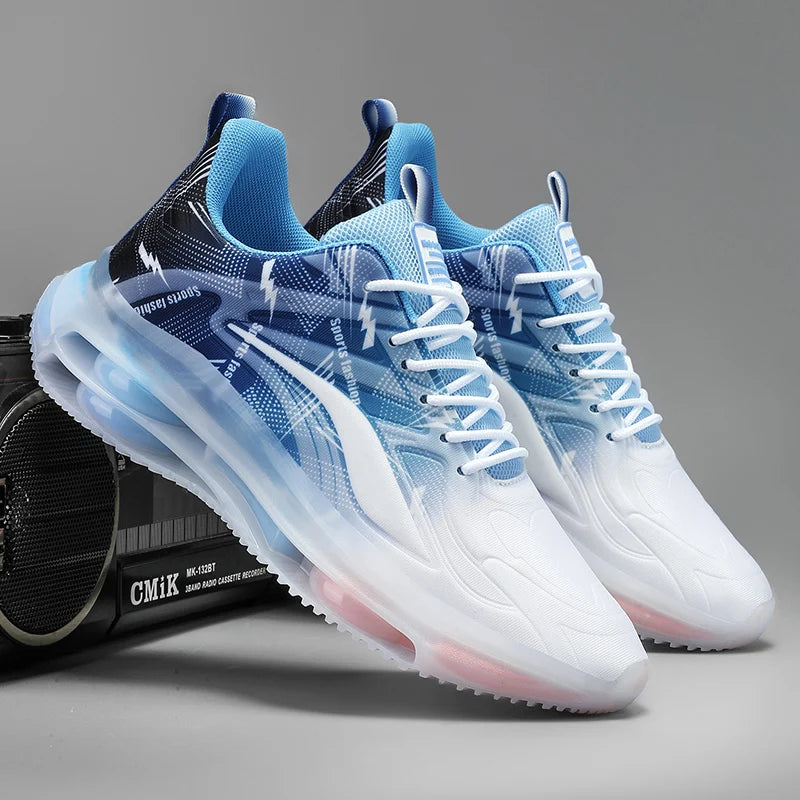 Men's Air-Cushion Basketball Shoes | Non-Slip Breathable Outdoor Trainers - Zenflow Active