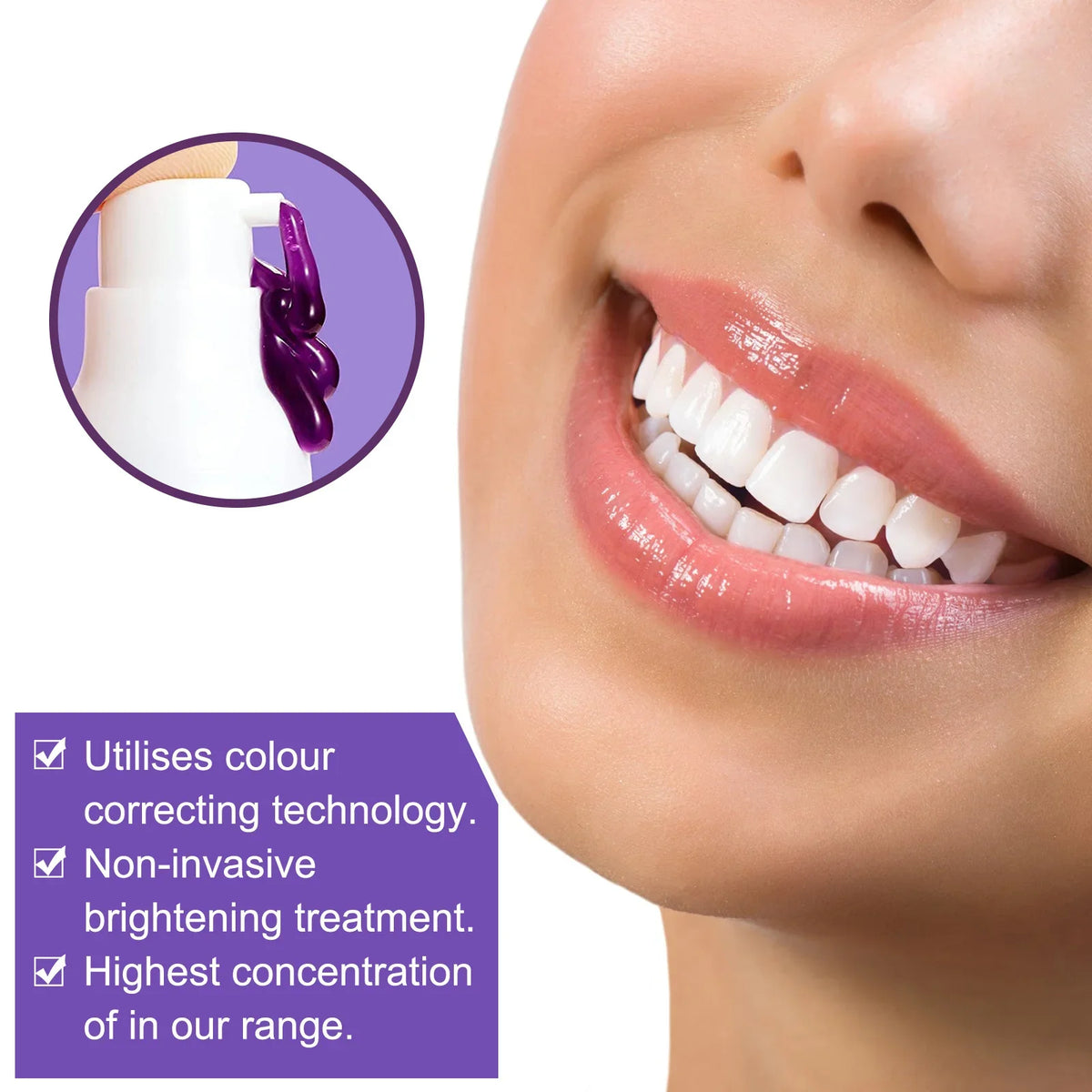 Purple Teeth Whitening Toothpaste - Zenflow Active