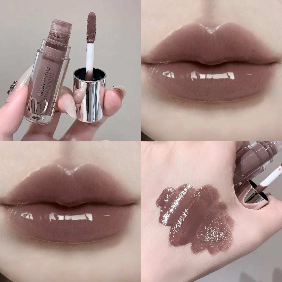 Mirror Finish Lip Gloss — Pearlescent Sparkling Lip Oil by SHAQINUO - Zenflow Active