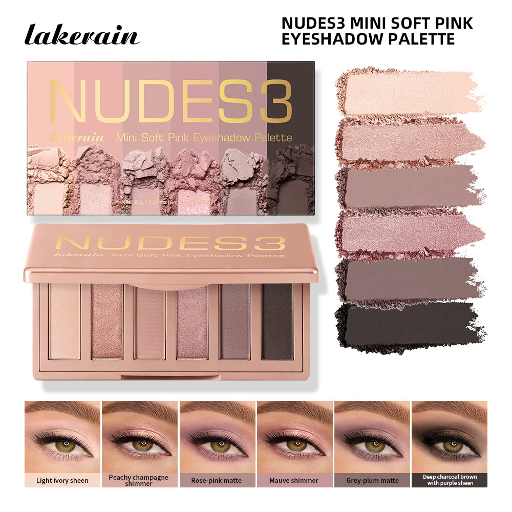 Eyeshadow Palette Long-Lasting Eye Makeup Rich Pigment Neutral Shades Blendable Color Matte Nudes Eyeshadow Palette Woman Makeup - Zenflow Active