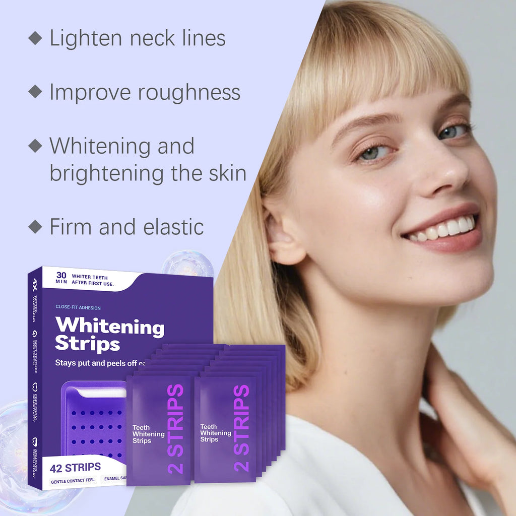 Purple Teeth Whitening Strips - Zenflow Active