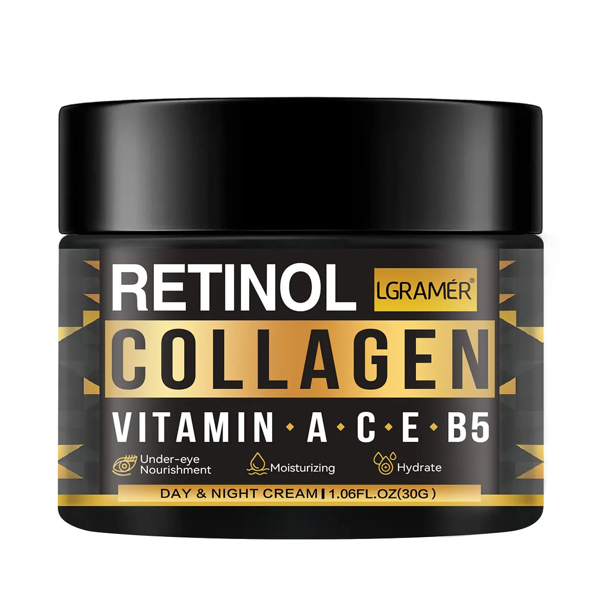 Men's Retinol & Collagen Face Cream, Hydrating and Firming Skin Care - Zenflow Active