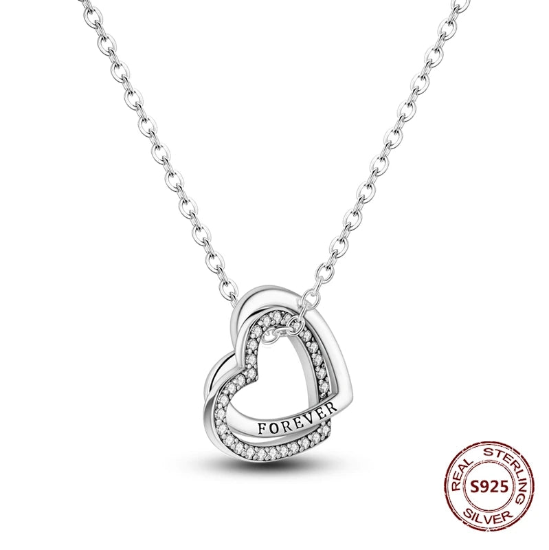 Butterfly Necklace 925 Sterling Silver Original Dragonfly Luminous Firefly Zircon Pendant Chain Link For Women Fine Jewelry Gift - Zenflow Active
