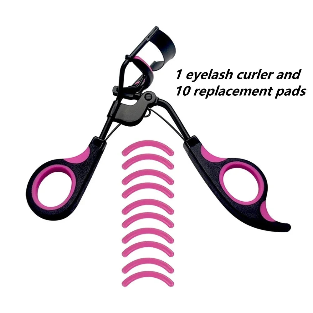Eyelash Curler Kit | Professional Lash Curler with 10 Replacement Pads - Zenflow Active