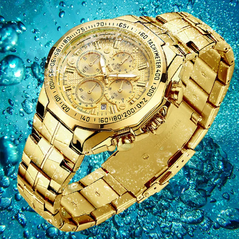 Relogio Masculino Men's 2026 Wrist Watch Chronograph Wristwatch - Zenflow Active