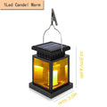 Solar Palace Lantern Hanging Candle Lamp Outdoor Solar Lights Decor Item for Lawn Landscape Patio Floor Yard Garden Atmospheric - Zenflow Active