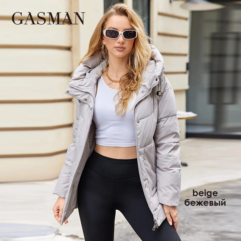 Women’s Hooded Slim-Fit Winter Padded Coat Zenflow Active