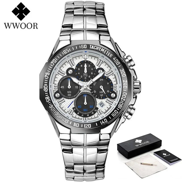 Relogio Masculino Men's 2026 Wrist Watch Chronograph Wristwatch - Zenflow Active
