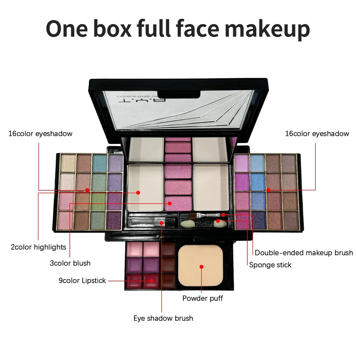 Makeup Kit Full Set for Women Multi-functional All in One Box - Zenflow Active