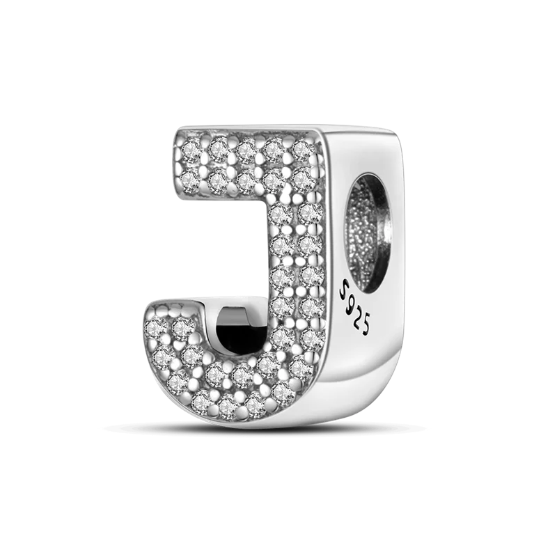 Charms Fit Original Bracelet A-Z Alphabet Charms Beads 925 Sterling Silver 26 Letters Charm for Women Girl DIY Fine Jewelry Gift - Zenflow Active