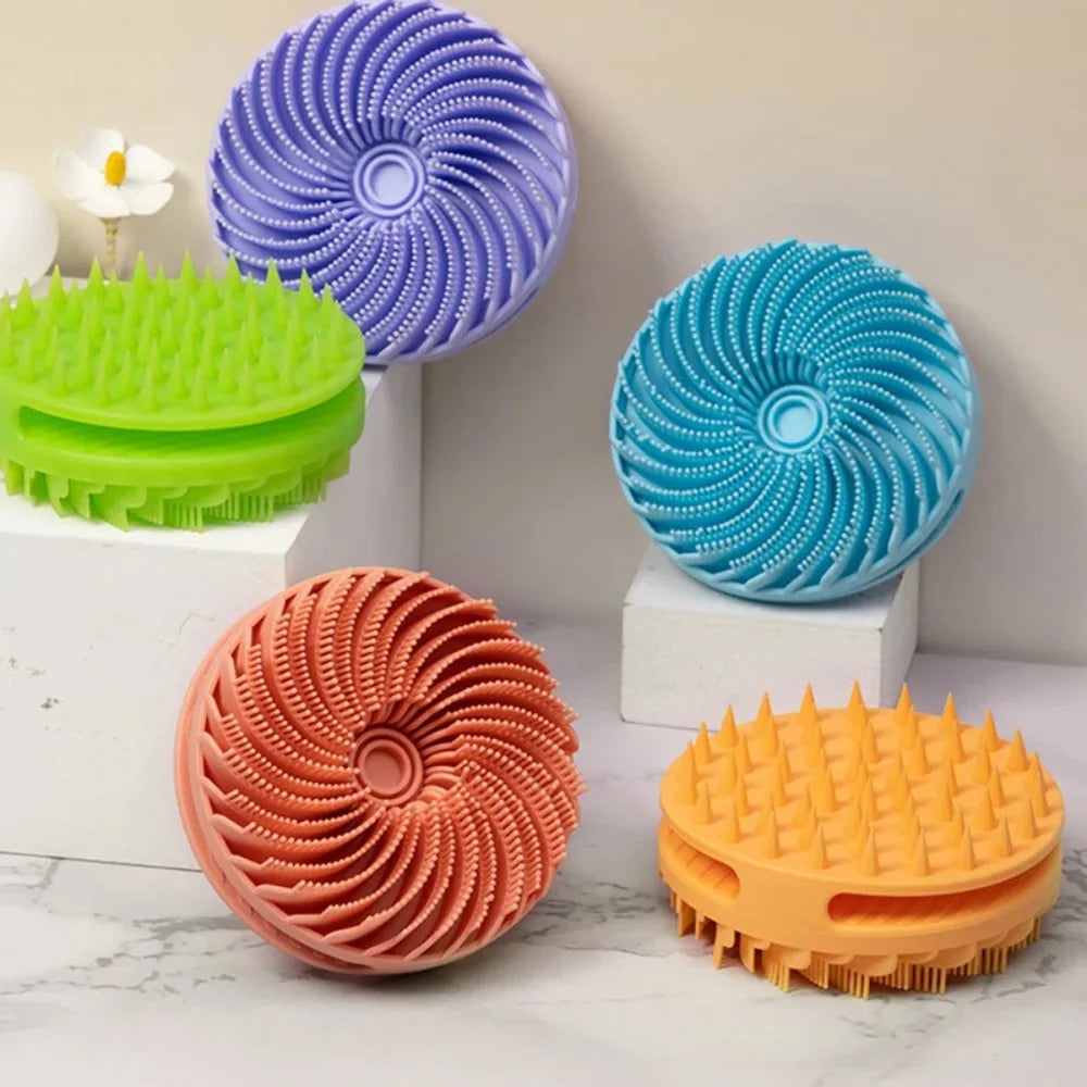 Silicone Body Scrubber Brush | Soft Exfoliating Shower Massage Tool – 105g - Zenflow Active