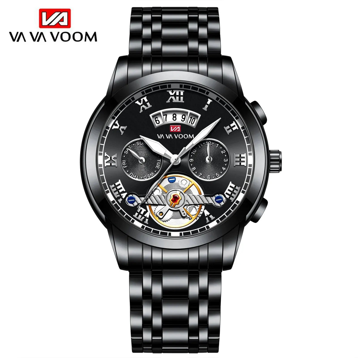 Relogio Masculino Top Brand Men's Luxury Watch Stainless Steel Luminescence Clock - Zenflow Active