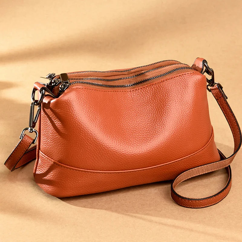 Women Genuine Leather Handbag Designer Shoulder Bag Luxury Brand - Zenflow Active