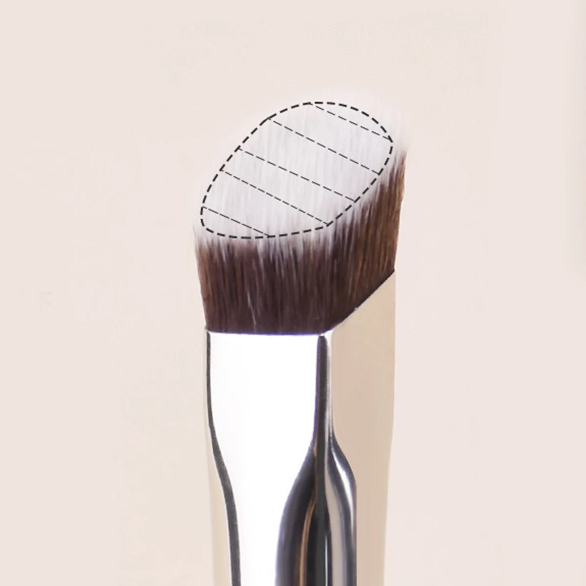 Angled Contour Makeup Brush – Blush, Foundation & Powder Blending - Zenflow Active