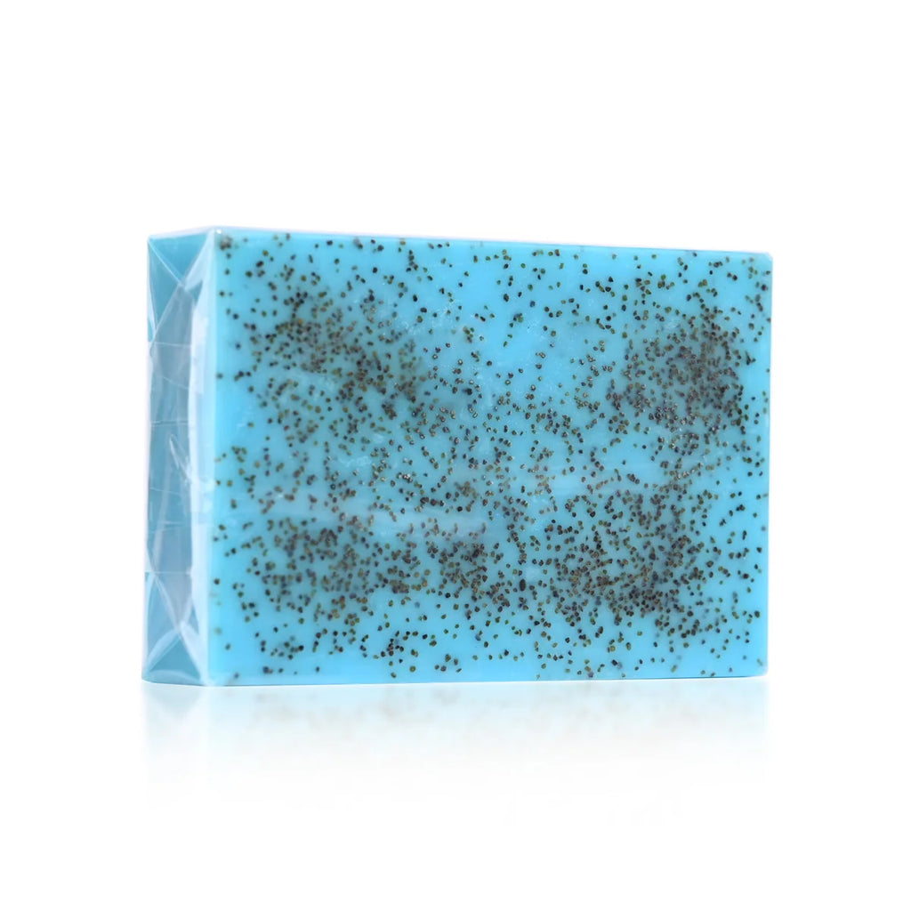 Sea Salt & Walnut Shell Handmade Soap | Acne-Clearing, Moisturising & Brightening – 100g - Zenflow Active