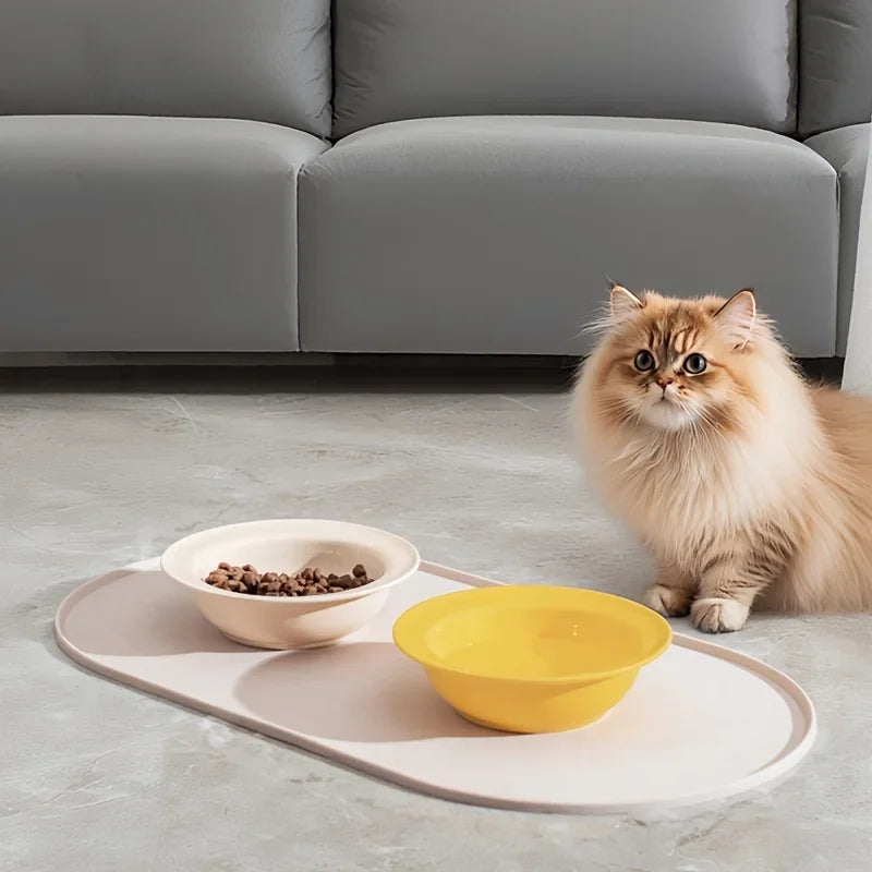 Non-Slip Waterproof Pet Feeding Mat for Cats & Dogs - Zenflow Active