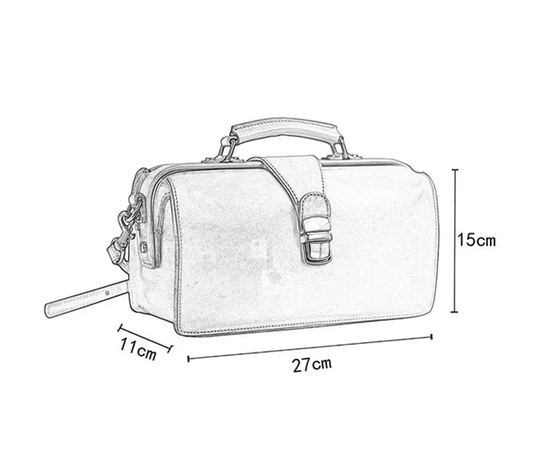 Organizers designers handmade vintage genuine leather women's handbags outdoor party fashion luxury real cowhide shoulder bag - Zenflow Active
