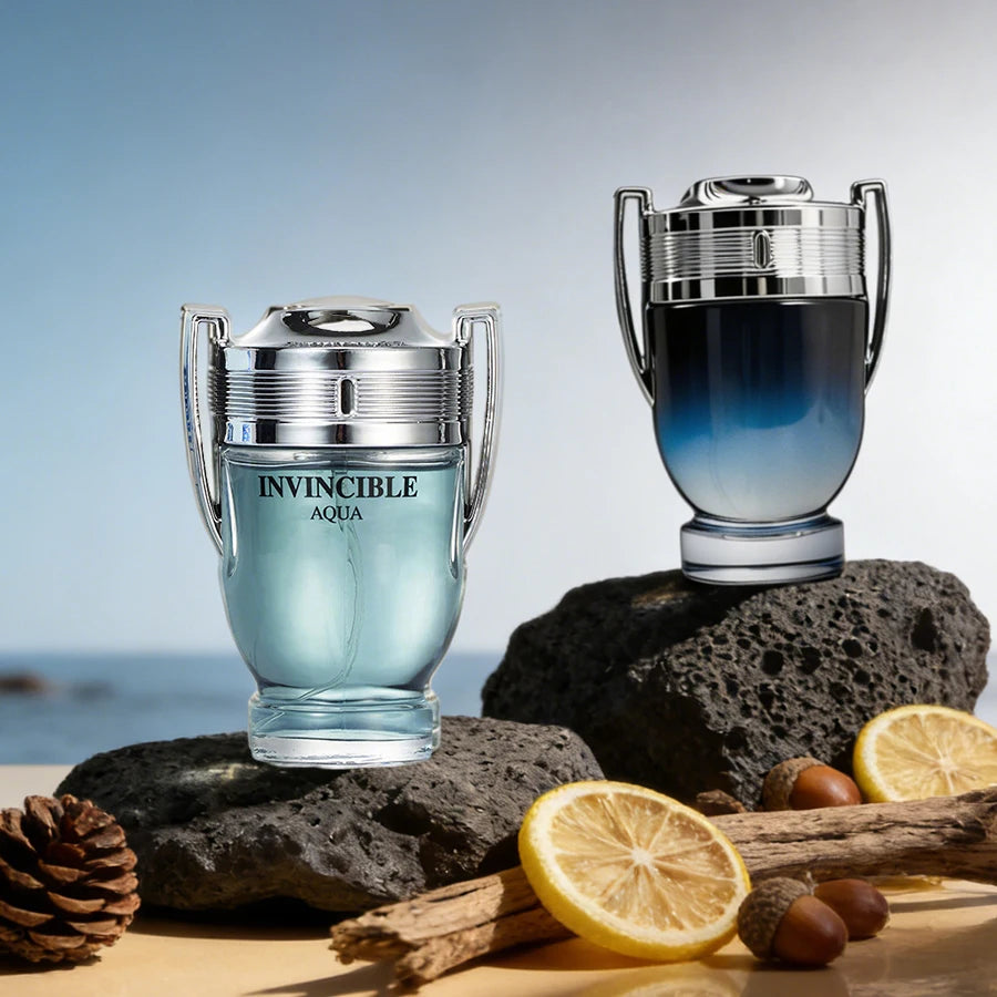 Men's 100ml EDP Woody Aquatic Marine Cologne - Long-Lasting, Fresh Citrus & Spicy - Zenflow Active