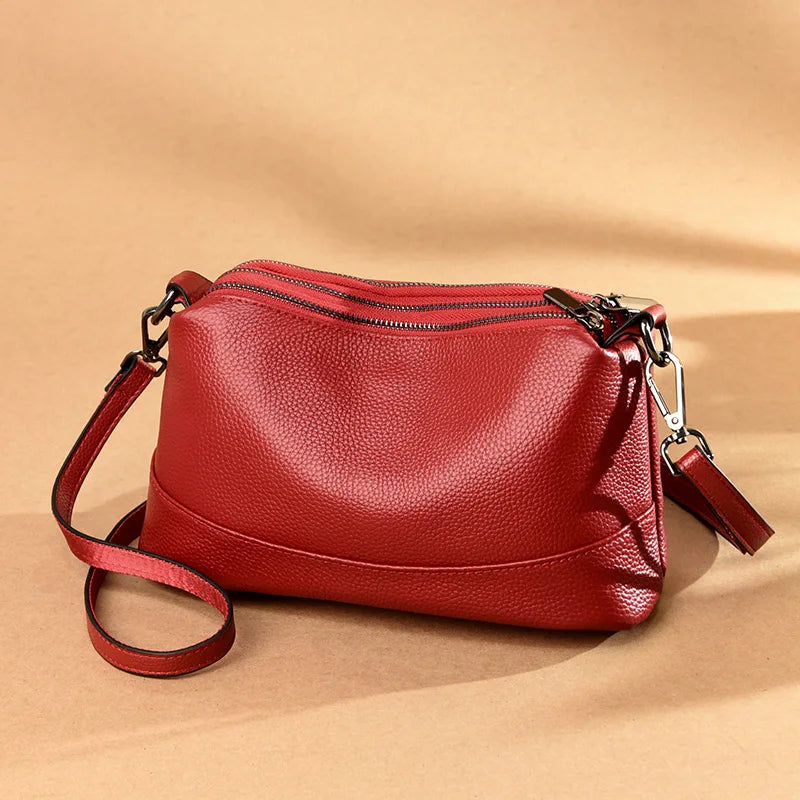 Women Genuine Leather Handbag Designer Shoulder Bag Luxury Brand - Zenflow Active