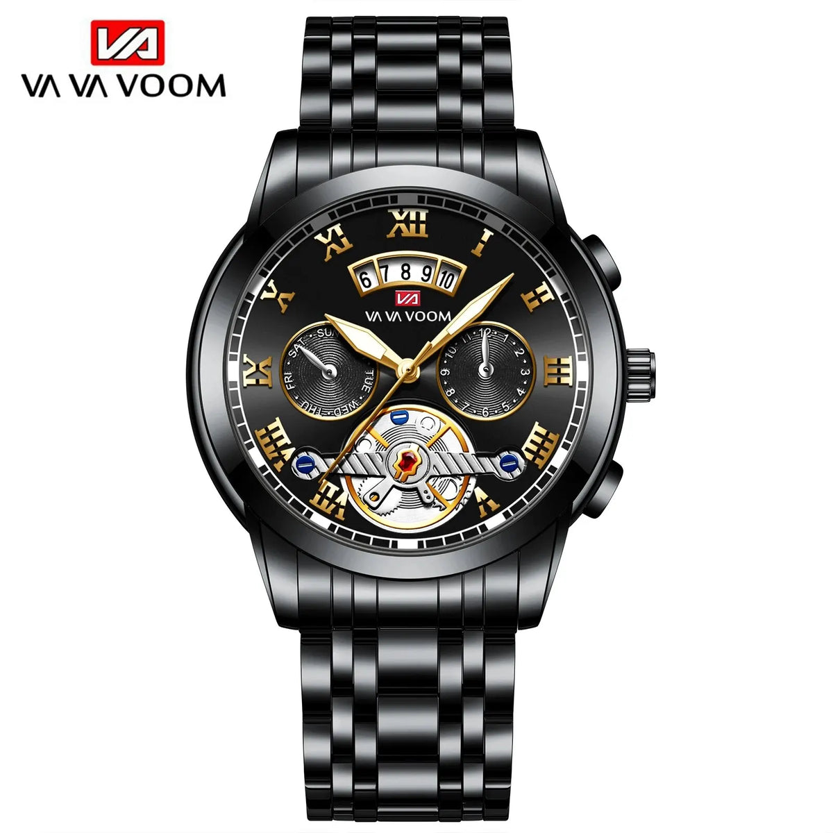 Relogio Masculino Top Brand Men's Luxury Watch Stainless Steel Luminescence Clock - Zenflow Active