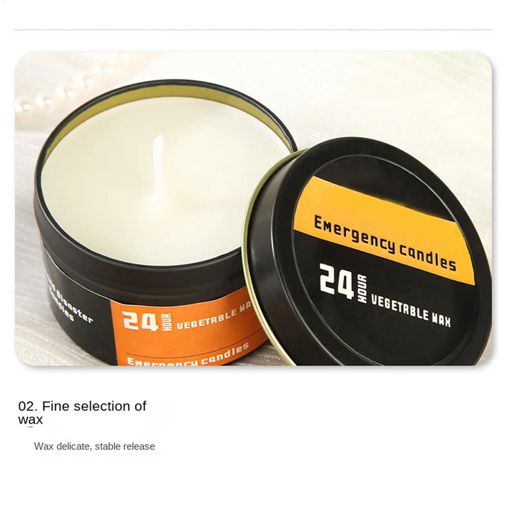 4Pcs Emergency Candles No Electricity Lighting Power Outages Windproof Prevention Emergency Supplies For Household Outdoor - Zenflow Active