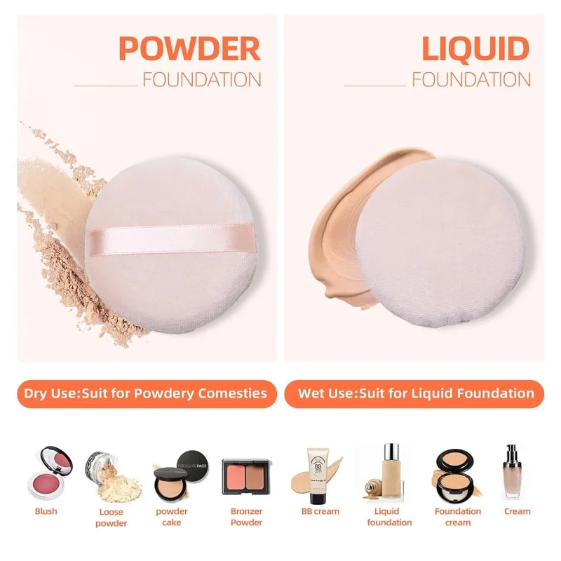 5Pcs Round Makeup Blender Sponges - Zenflow Active