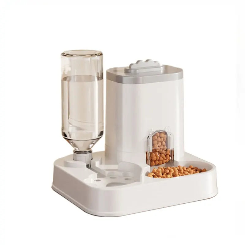Large Capacity Automatic Pet Feeder & Water Dispenser for Cats and Dogs - Zenflow Active